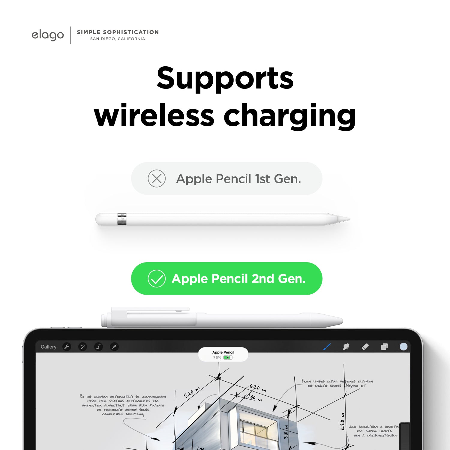 Pencil Clip Case for Apple Pencil 2nd Generation [2 Colors] – elago