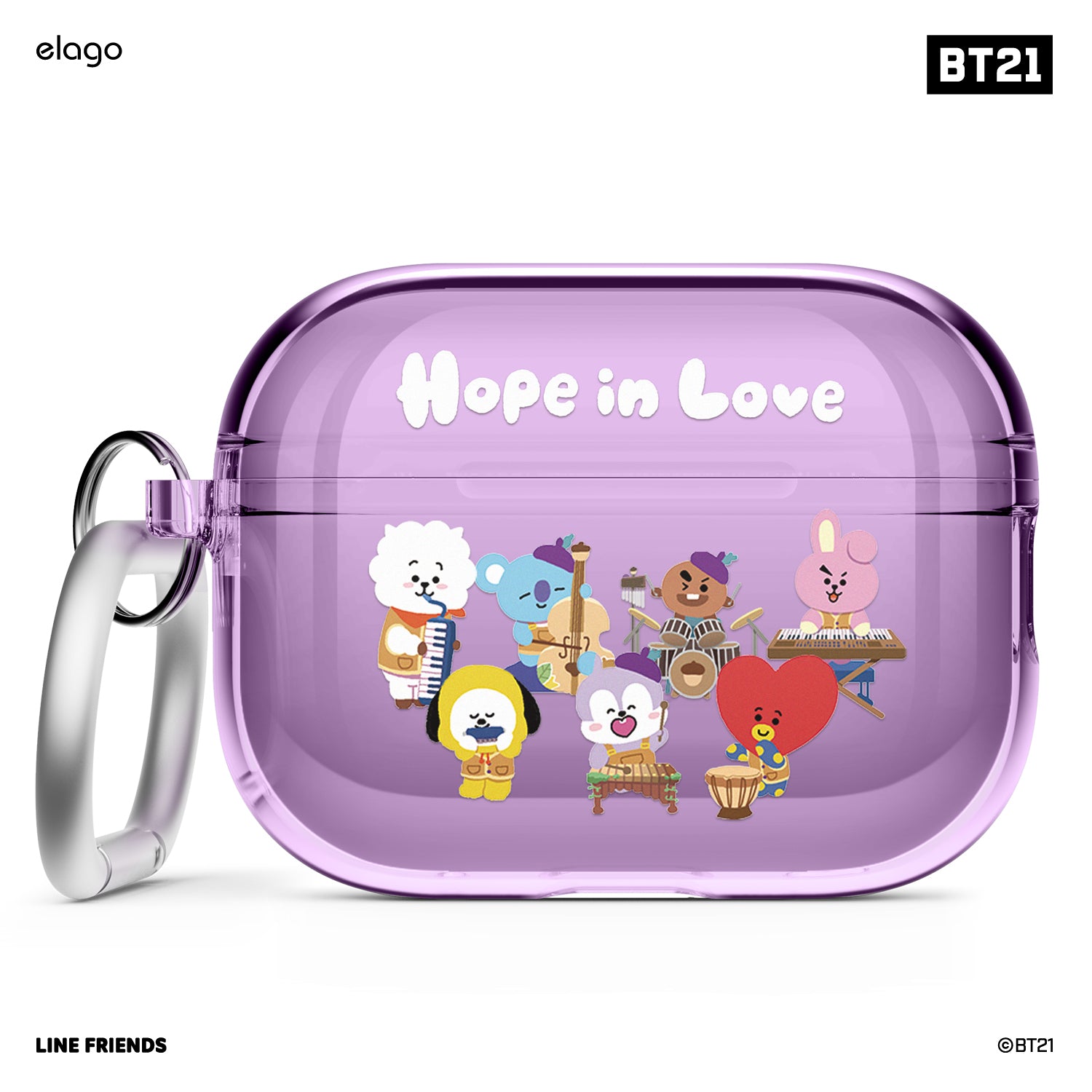 BT21 elago Hope in Love Case - Main Image