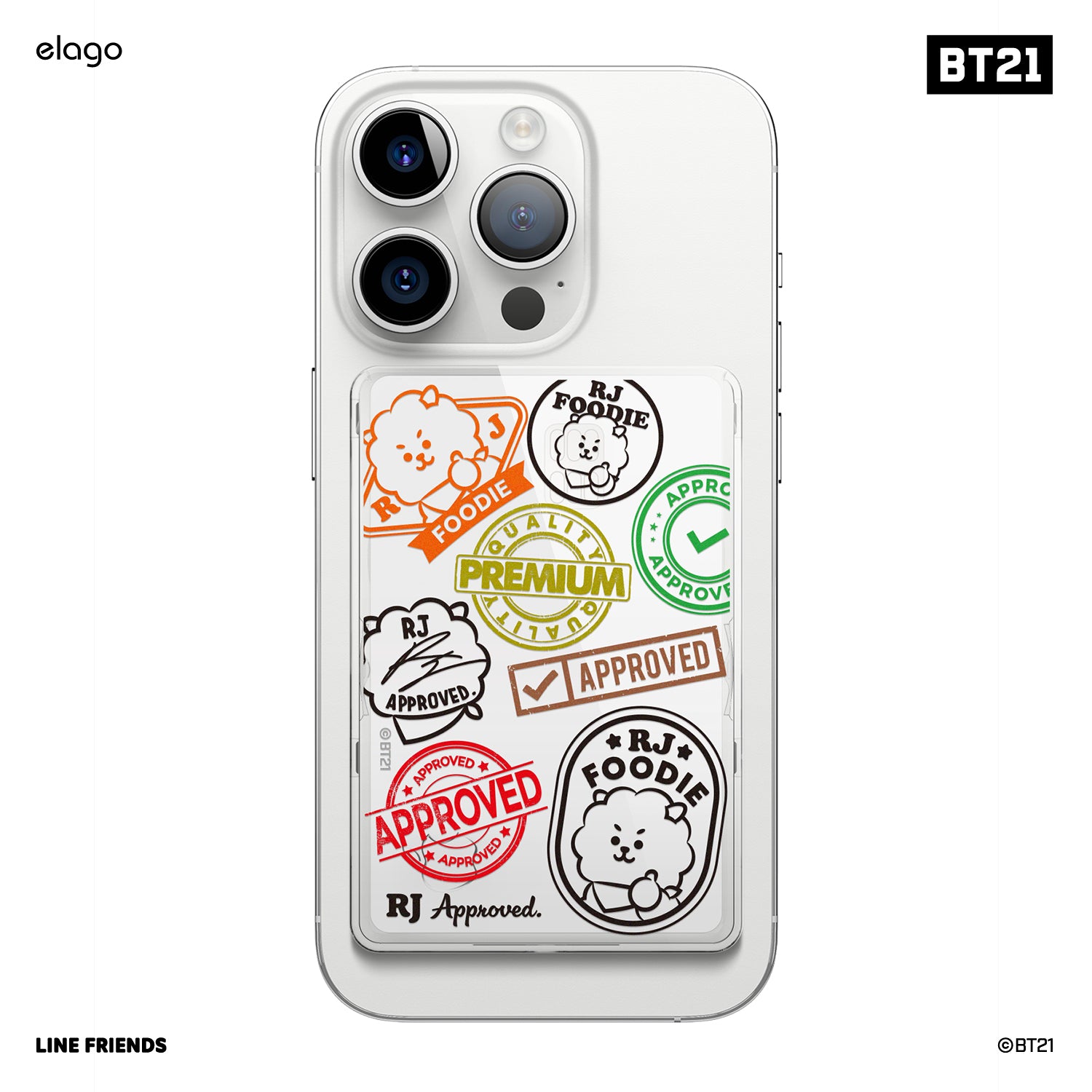 BT21 iPhone Case Card Holder