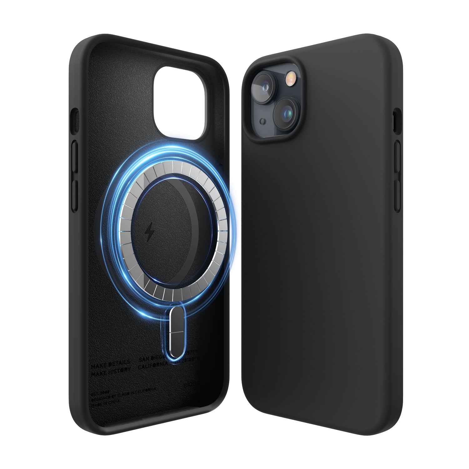 Elago MagSafe Silicone Case for iPhone 13 Black Elago MagSafe Silicone Case for iPhone 13 Black