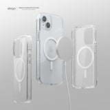 Magnetic Hybrid Clear Case for iPhone 15
