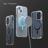 Magnetic Hybrid Clear Case for iPhone 15