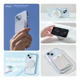 Magnetic Hybrid Clear Case for iPhone 15