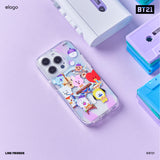 BT21 | elago Hope in Love Hybrid Case for iPhone 15 Pro