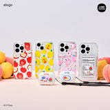 LINE FRIENDS | elago B&F Fruit Shop MagSafe Hybrid Case for iPhone 15 Pro