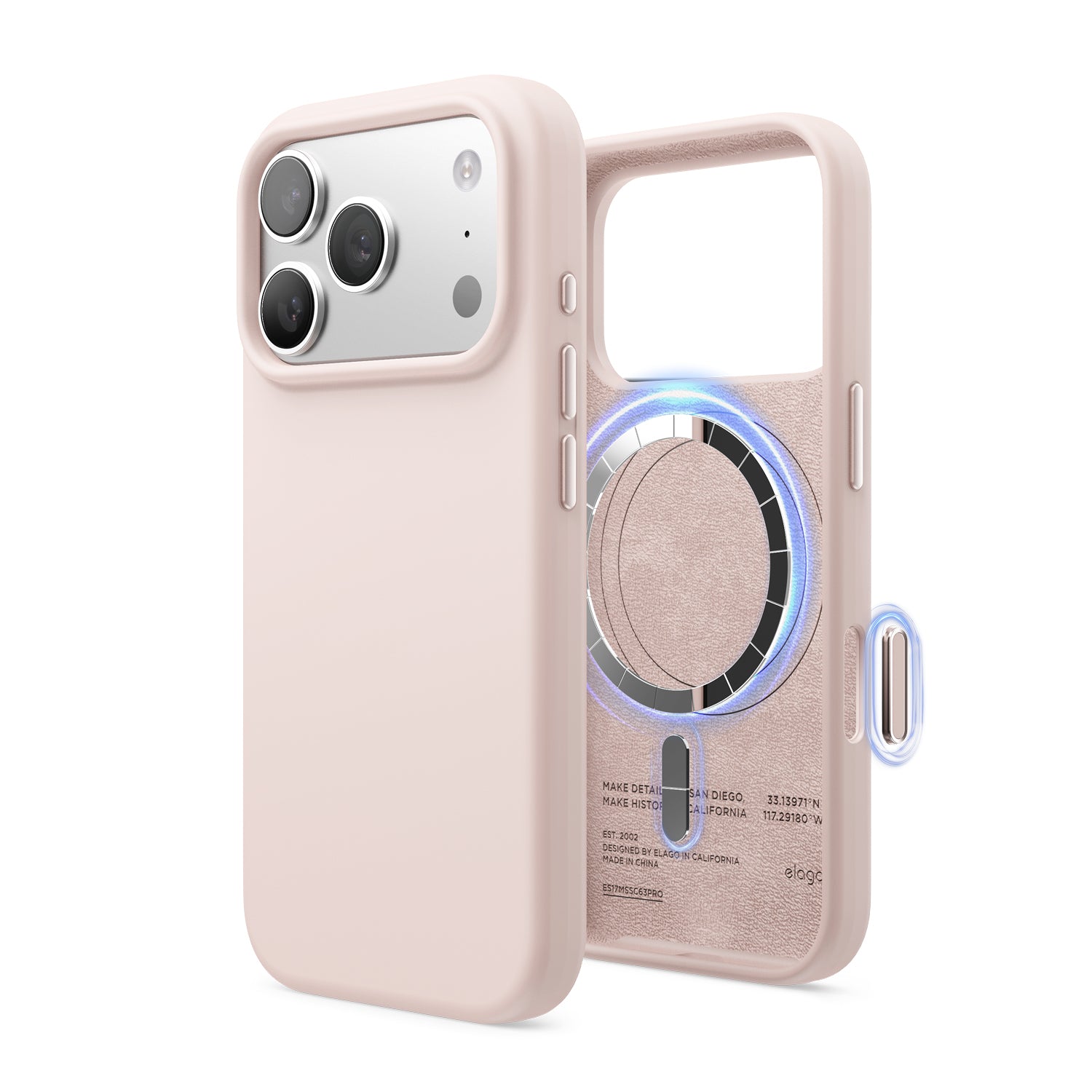 smiley face phone case Smile Face Artificial Crystal Phone Case - Pink