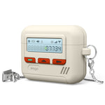 Retro-style AirPods 4 charging case designed like a pager, featuring MagSafe compatibility. Protective and stylish case for AirPods 4.