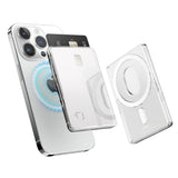 Apple iPhone 16 Pro Max case with card holder, featuring a sleek MagSafe-compatible design for secure attachment and easy access to essential cards.