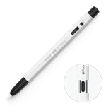White Apple Pencil Pro case designed with precision for USB-C Apple Pencil. A sleek and durable pencil Apple case offering iPad pencil case functionality, Apple Pencil cover replacement, and compatibility as a case for iPad and Apple Pencil.