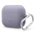 Soft silicone Galaxy Buds 3 Pro cover case with carabiner attachment. The best case for Galaxy Buds 3 Pro, designed in Korea, offering stylish and durable protection.