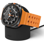 Galaxy Watch Ultra charging stand with a 3D print design, ideal for Galaxy Watch 6.