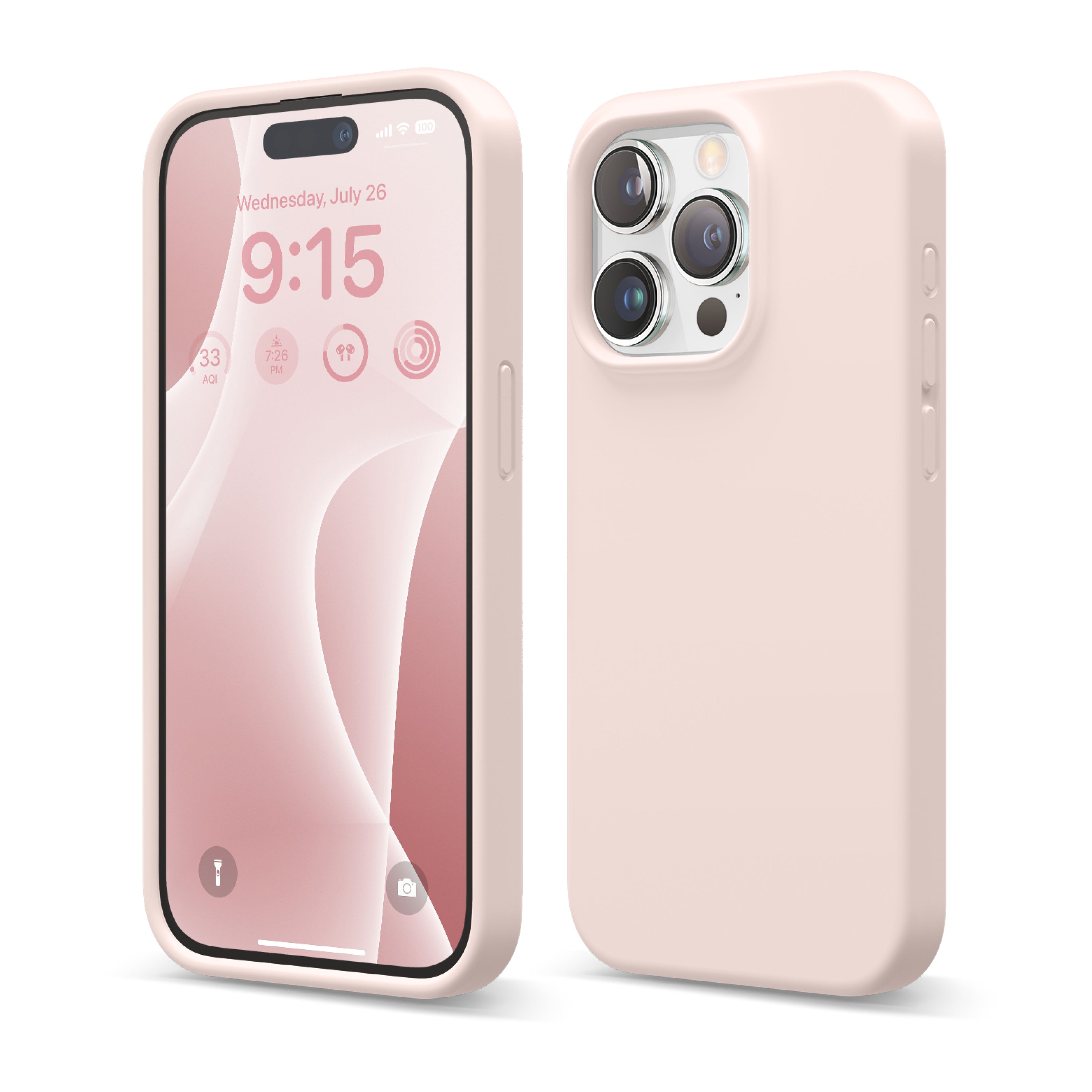 Elago Premium Silicone Case for iPhone 15 Pro Lovely Pink Elago Premium Silicone Case for iPhone 15 Pro Lovely Pink