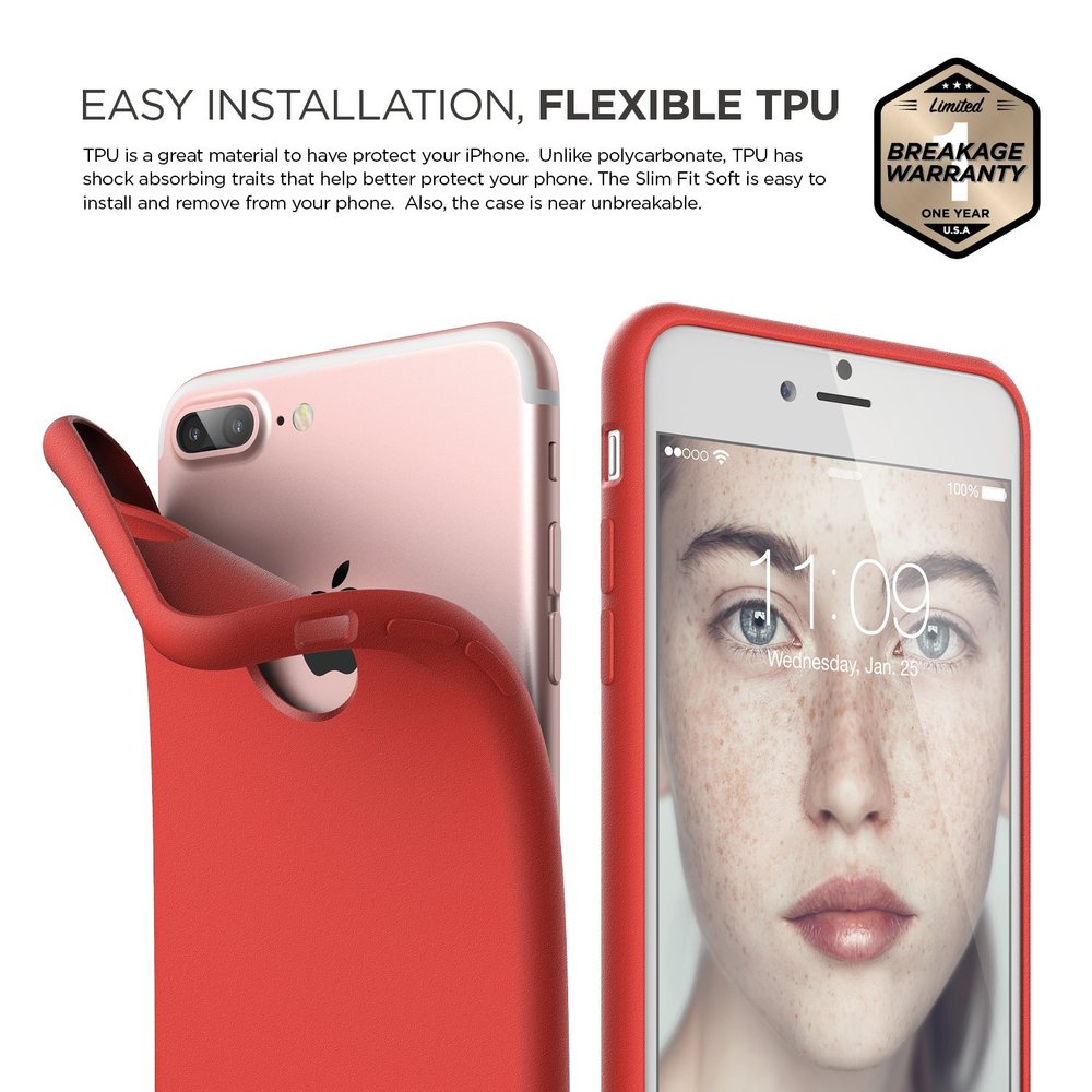 Slim Fit Soft Case For IPhone 8 Plus IPhone 7 Plus 3 Colors Slim Fit Soft Case For IPhone 8 Plus IPhone 7 Plus 3 Colors