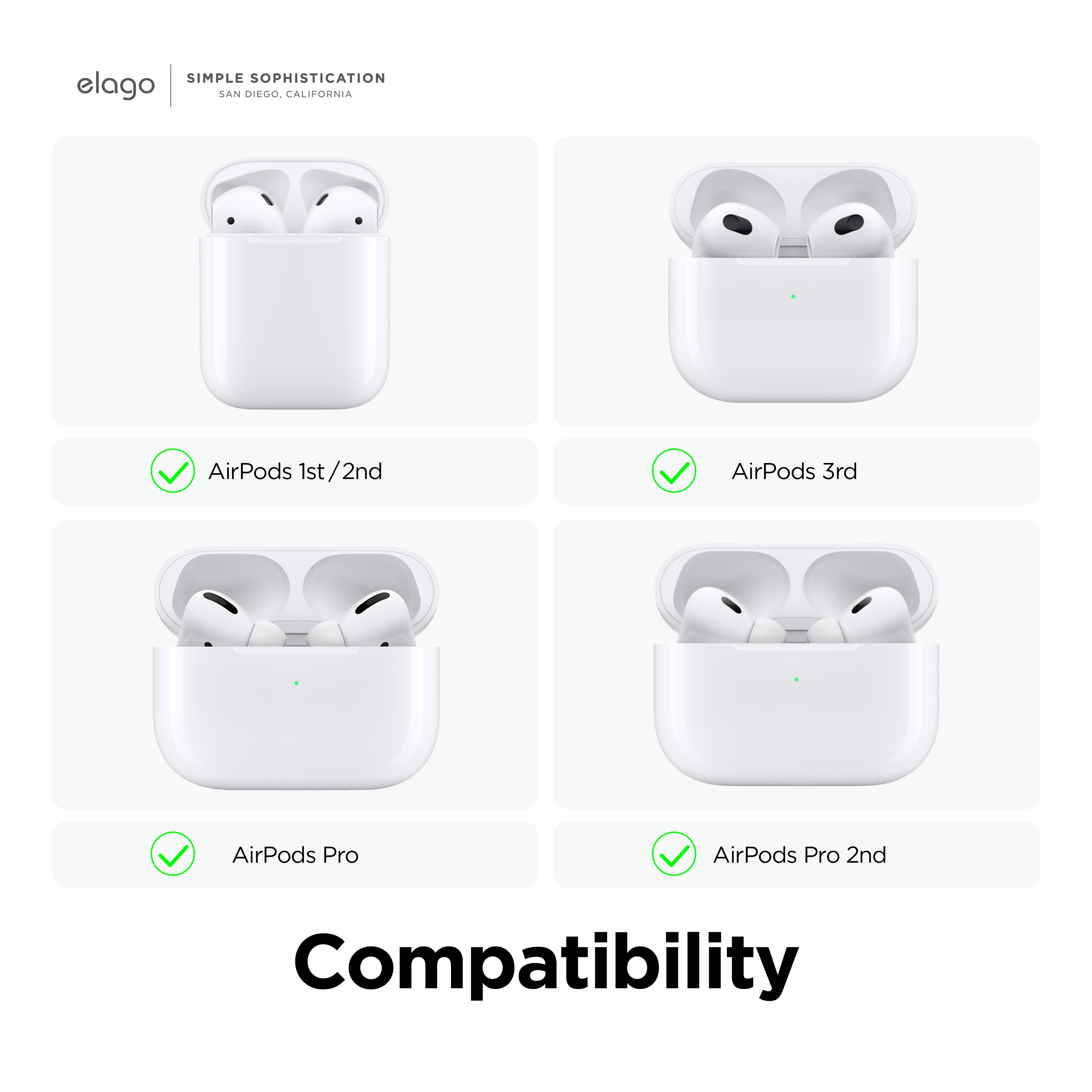 Bevidstløs Styring Sved elago AirPods Ear Hooks for AirPods Pro, 3, 1&2 [8 Colors]