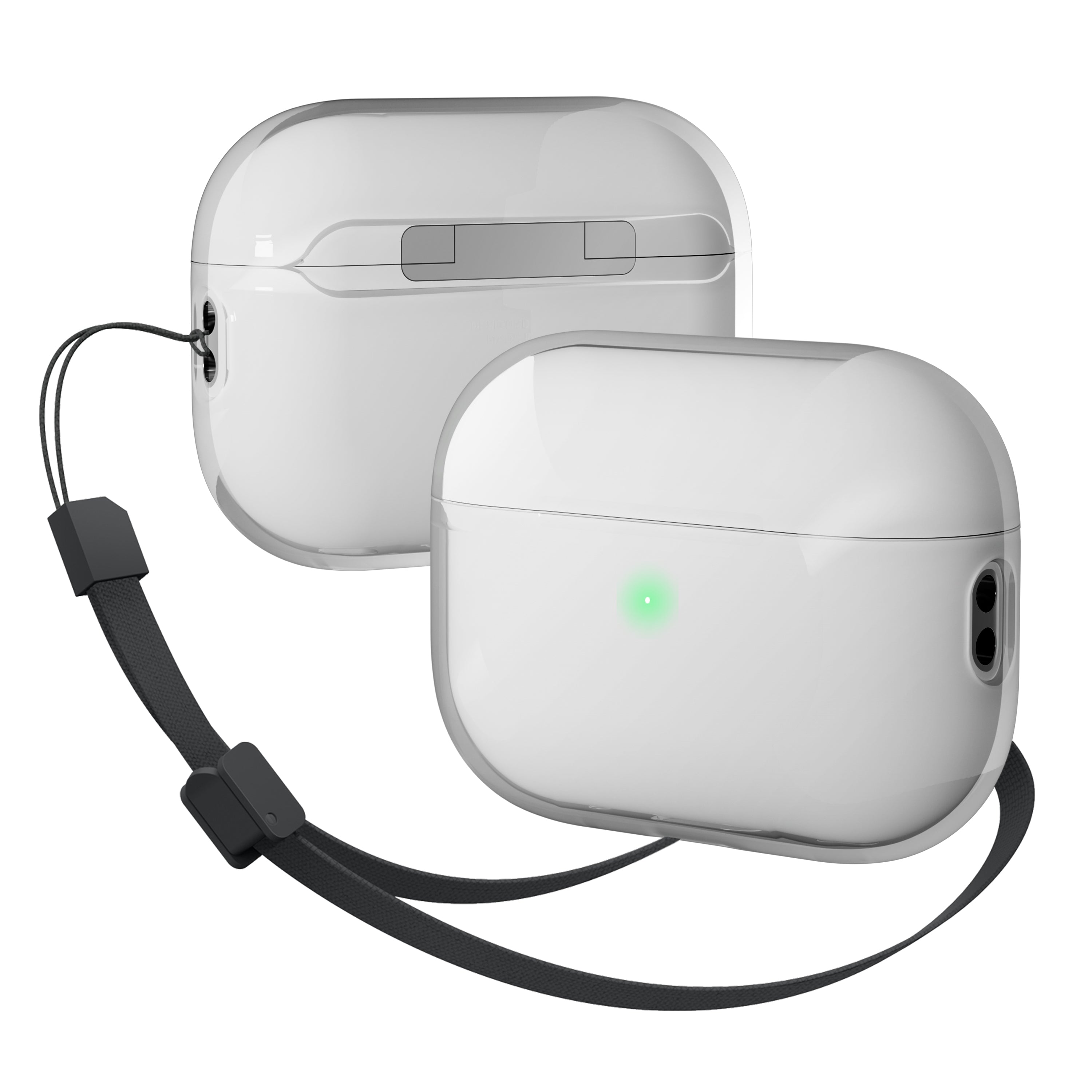 Clear Case with Fabric Lanyard for AirPods Pro - Main Image