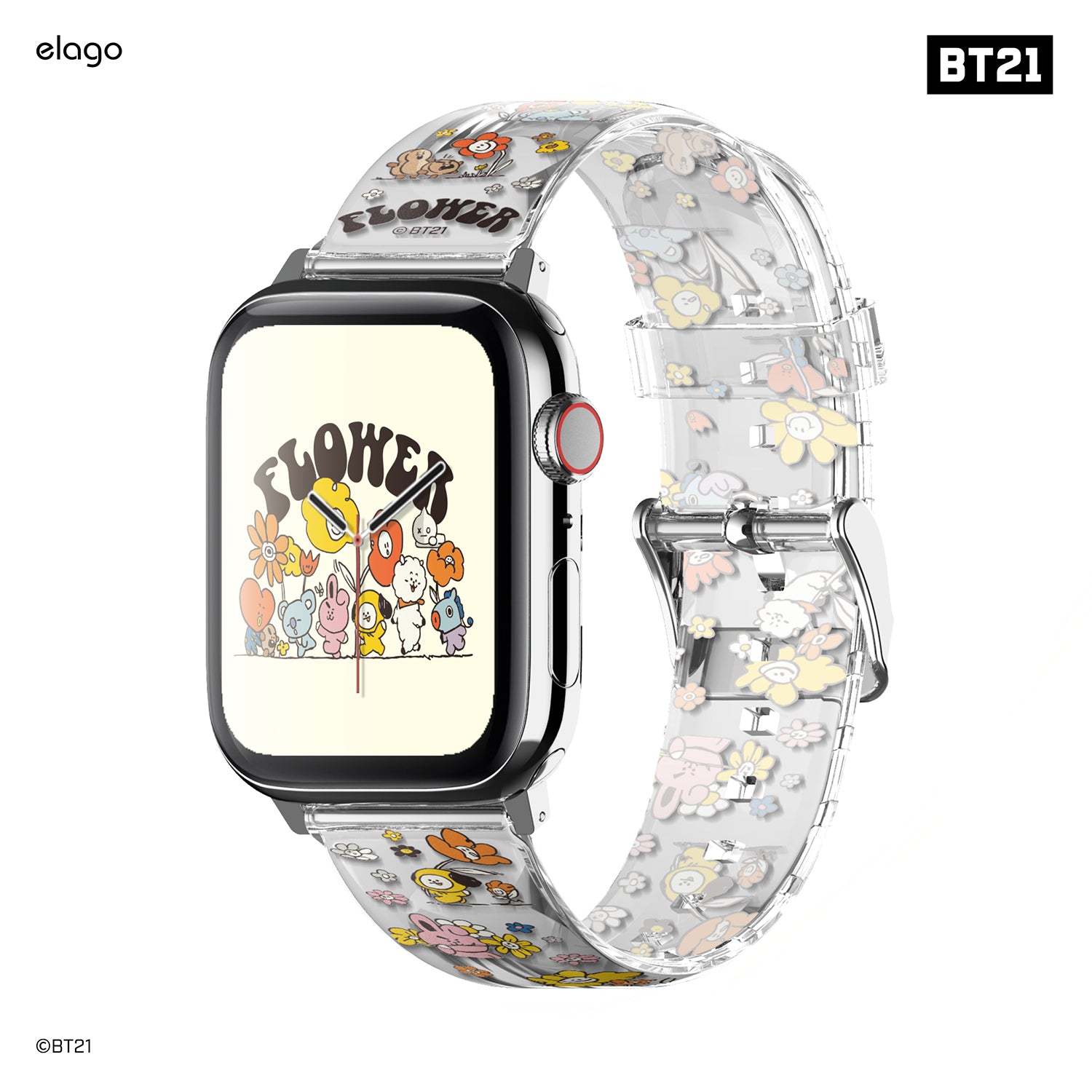 BT21  | elago Flower Strap [2 Styles] [2 Sizes]