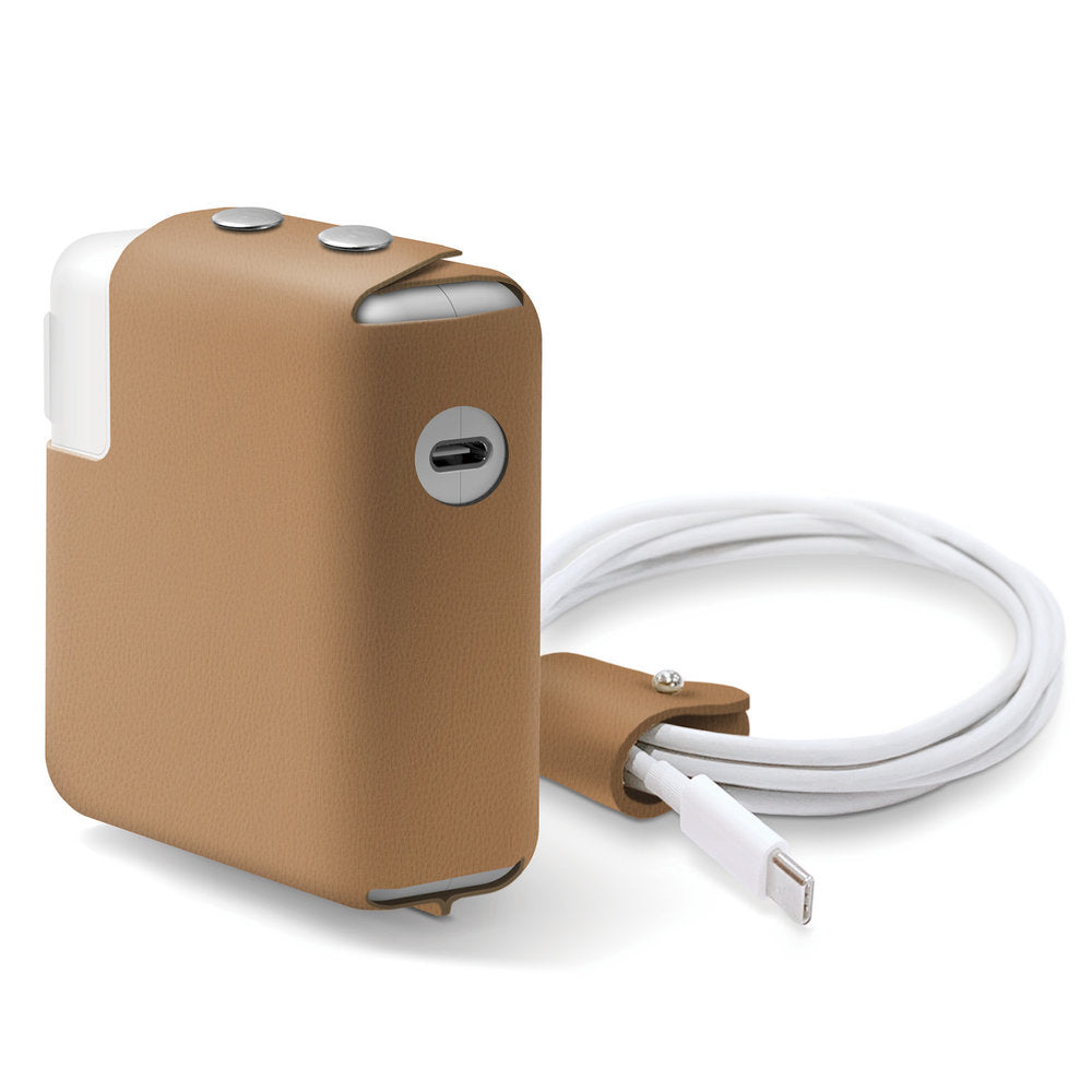 MacBook Charger Leather Cover - Main Image