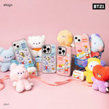 BT21 | elago Minini Dual Case for iPhone 14 Pro