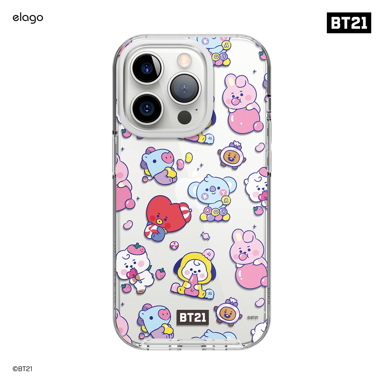 BT21 Flavors Case for iPhone 14 Pro - Main Image