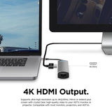 6 in 1 Ethernet / HDMI Multi Hub USB-C