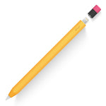 Bright yellow cute Apple Pencil case designed for the 1st generation Apple Pencil with a classic pencil style. Includes an Apple Pencil pro cover and adds a playful touch with a cute Apple Pencil cover for protection and style.