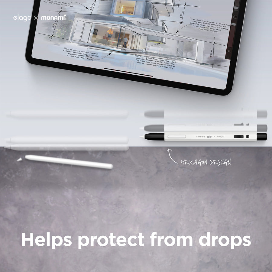 elago x MONAMI Case for Apple Pencil 2nd Gen [White]
