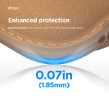 Leather-Touch Silicone Hang Case [4 Colors]