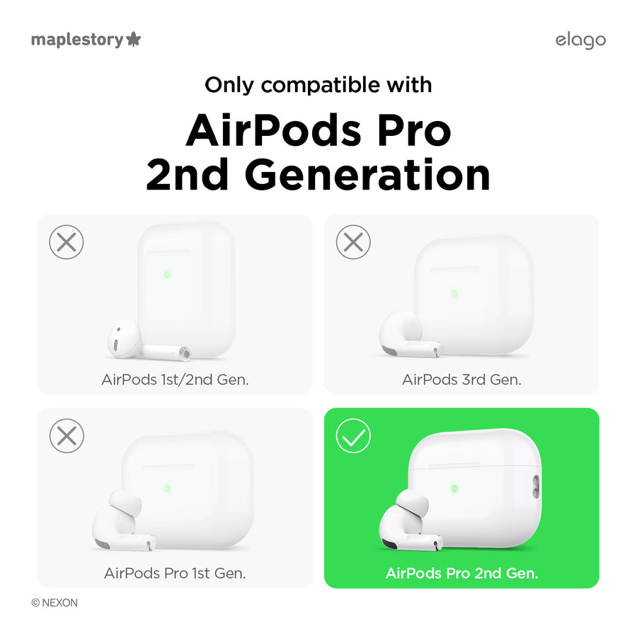 elago | MapleStory Danger Collection Case for Apple AirPods Pro 2 [3 Styles]