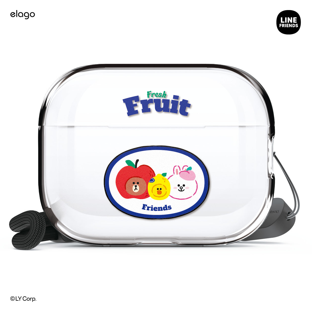 LINE FRIENDS | elago B&F Fruit Shop Case for AirPods Pro 2 [2 Styles]