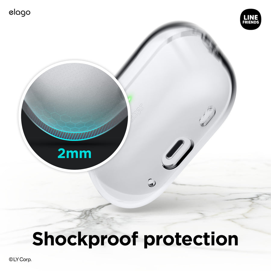 LINE FRIENDS | elago B&F Fruit Shop Case for AirPods Pro 2 [2 Styles]