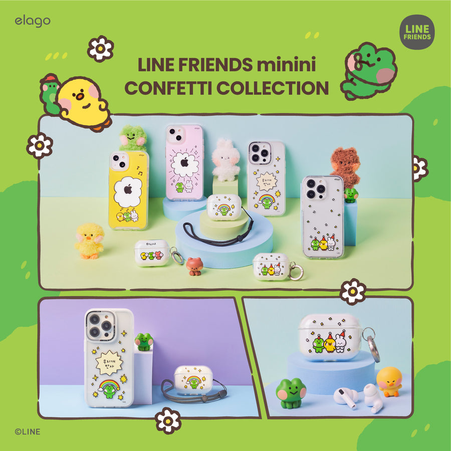 LINE FRIENDS | elago minini Case for AirPods Pro [3 Styles]