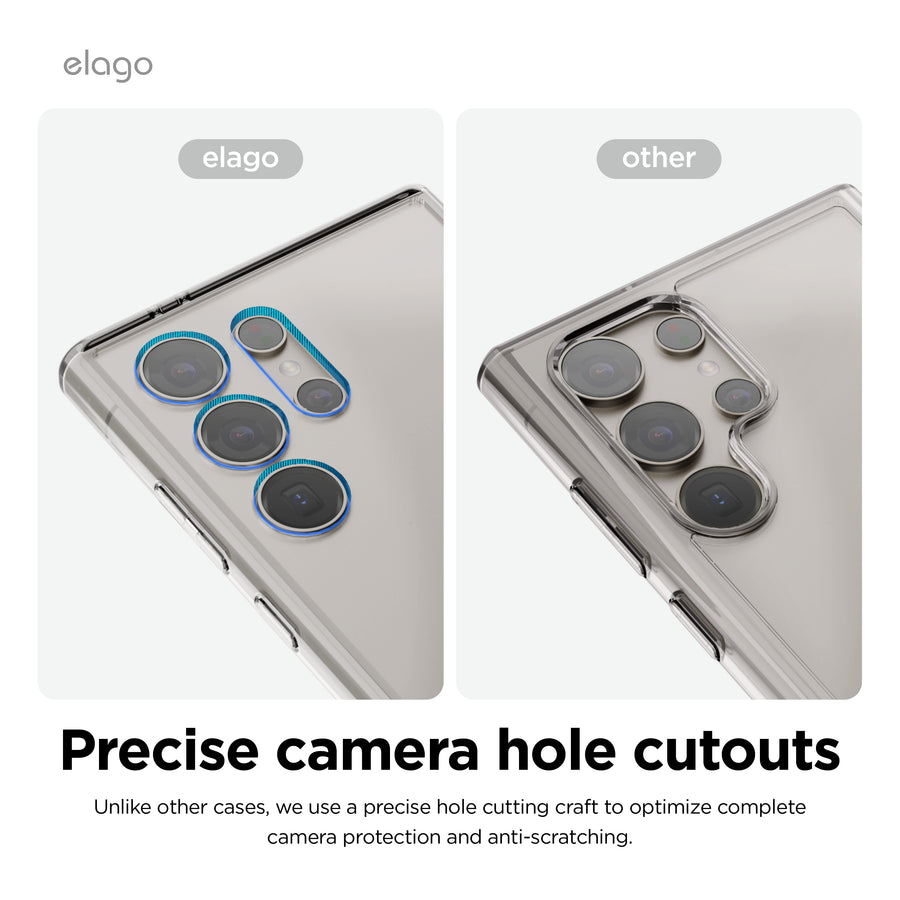 Hybrid Case for Galaxy S24 Ultra [Clear] - elago