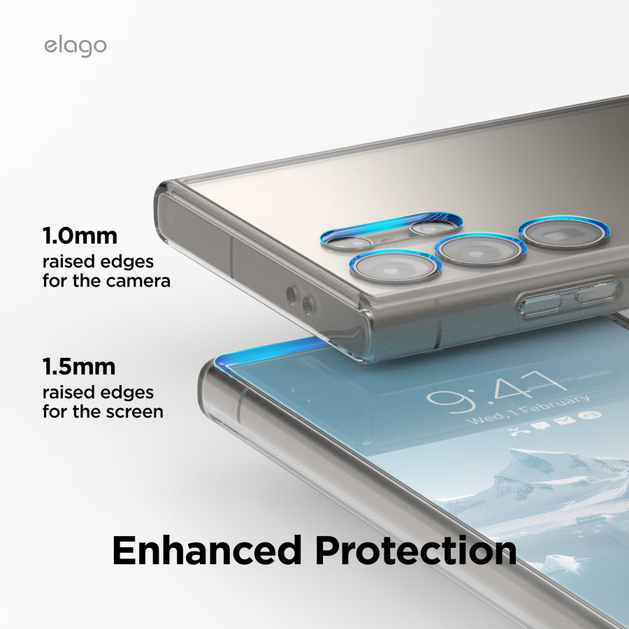Hybrid Case for Galaxy S24 Ultra [Clear] - elago