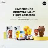 LINE FRIENDS | BROWN & SALLY Figure Magnetic Card Pocket