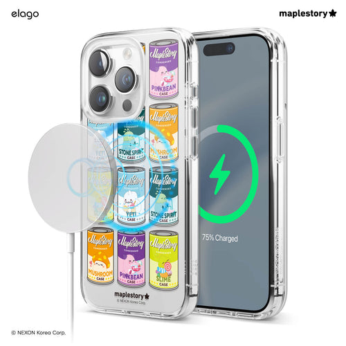 elago | MapleStory Monster can soup Case for iPhone 15 Pro