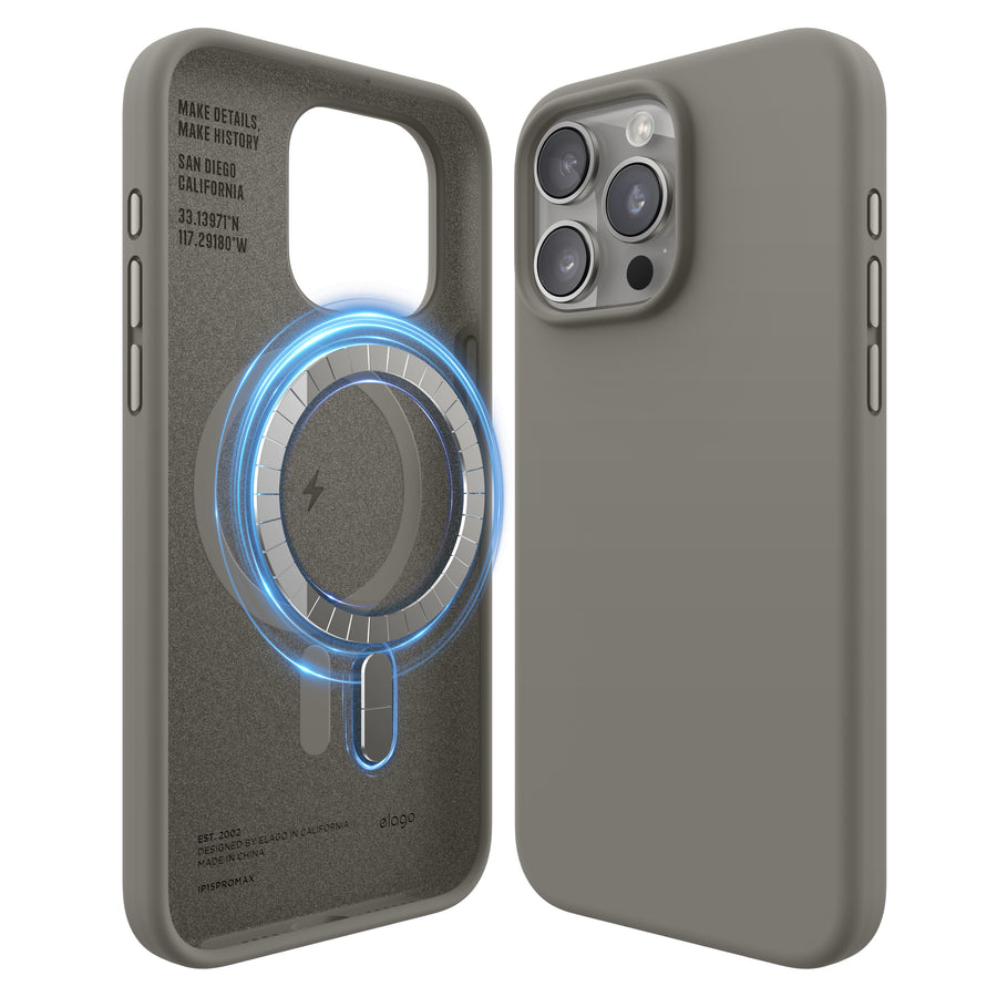 Shop Magnetic Silicone Case for iPhone 15 Pro Max - elago