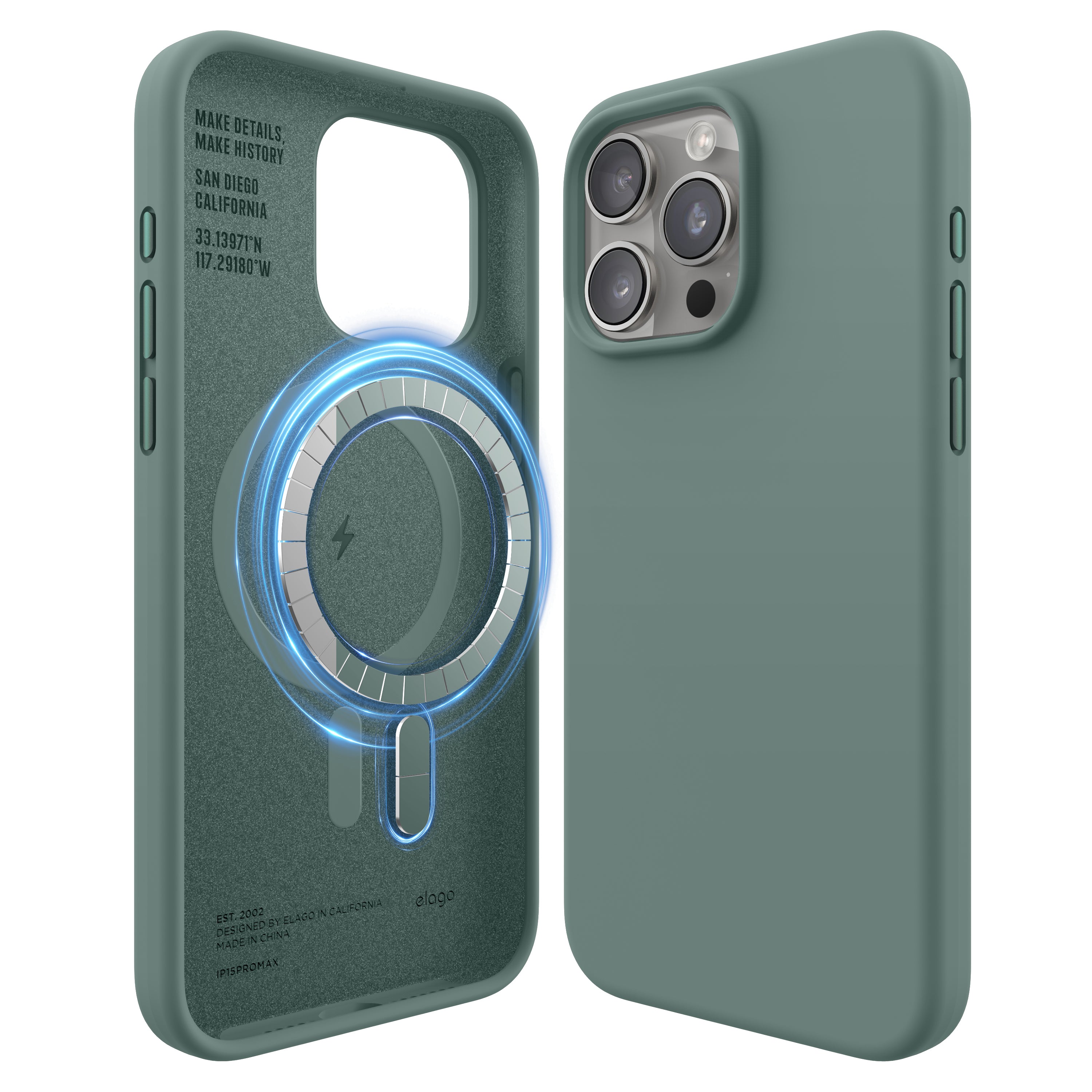 MagSafe Silicone Case for iPhone 15 Pro Max