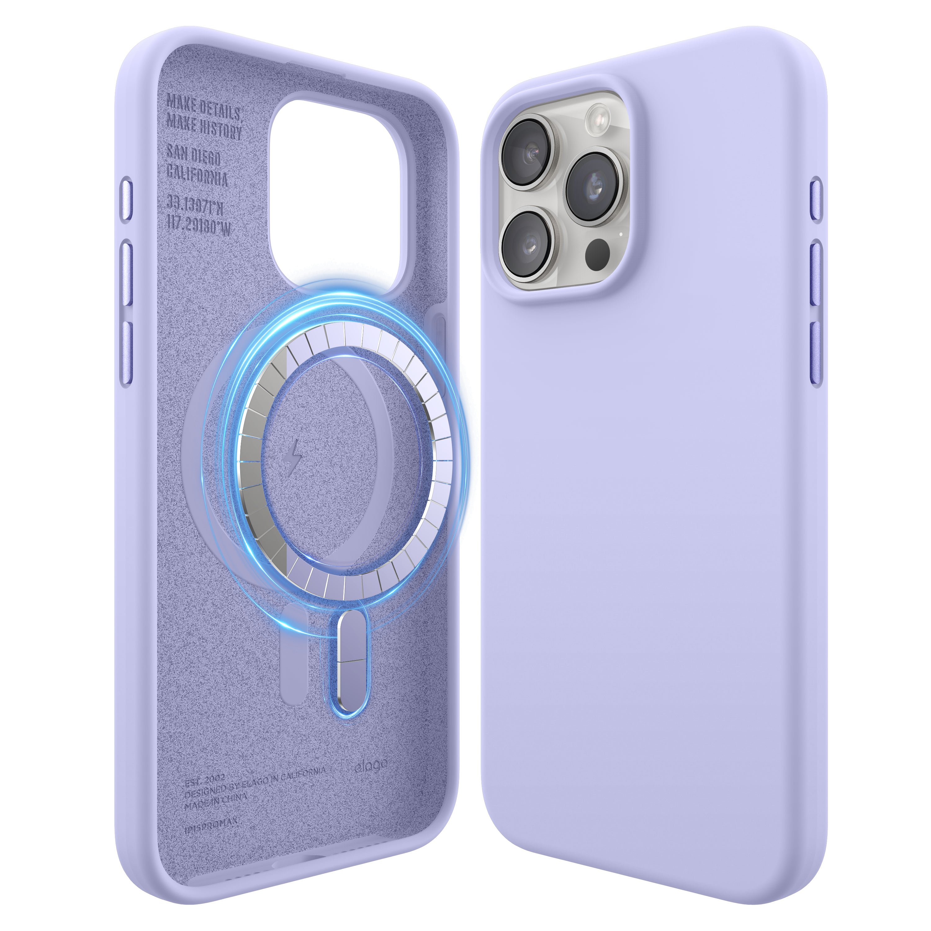 MagSafe Silicone Case for iPhone 15 Pro Max [11 Colors]