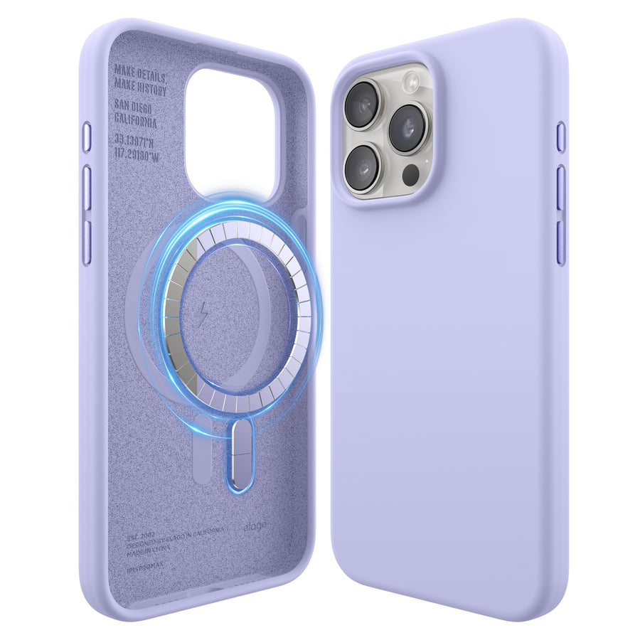 MagSafe Silicone Case for iPhone 15 Pro Max [7 Colors]