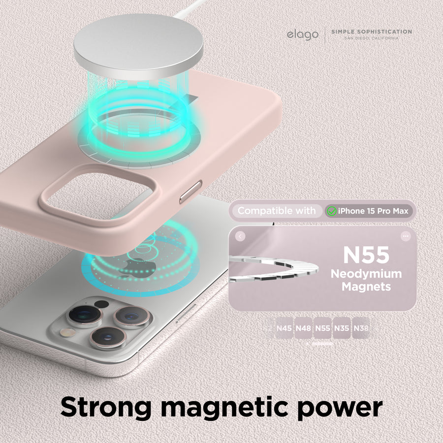 4smarts Silikon Case Cupertino für iPhone 15 MagSafe