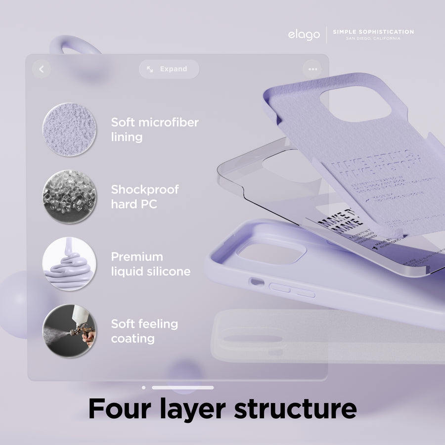Premium Silicone Case for iPhone 15 [30 Colors]