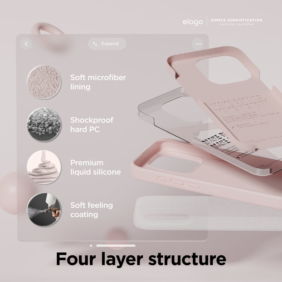Premium Silicone Case for iPhone 15 Pro [30 Colors]