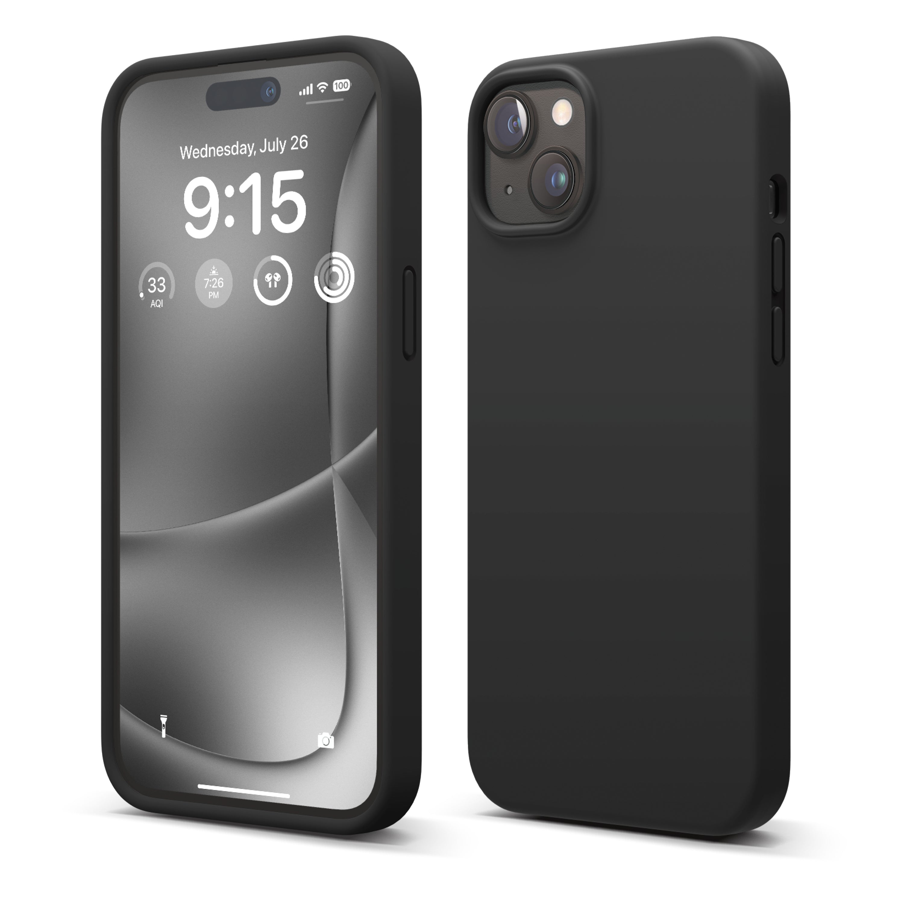Elago Premium Silicone Case for iPhone 15 Plus Black Elago Premium Silicone Case for iPhone 15 Plus Black