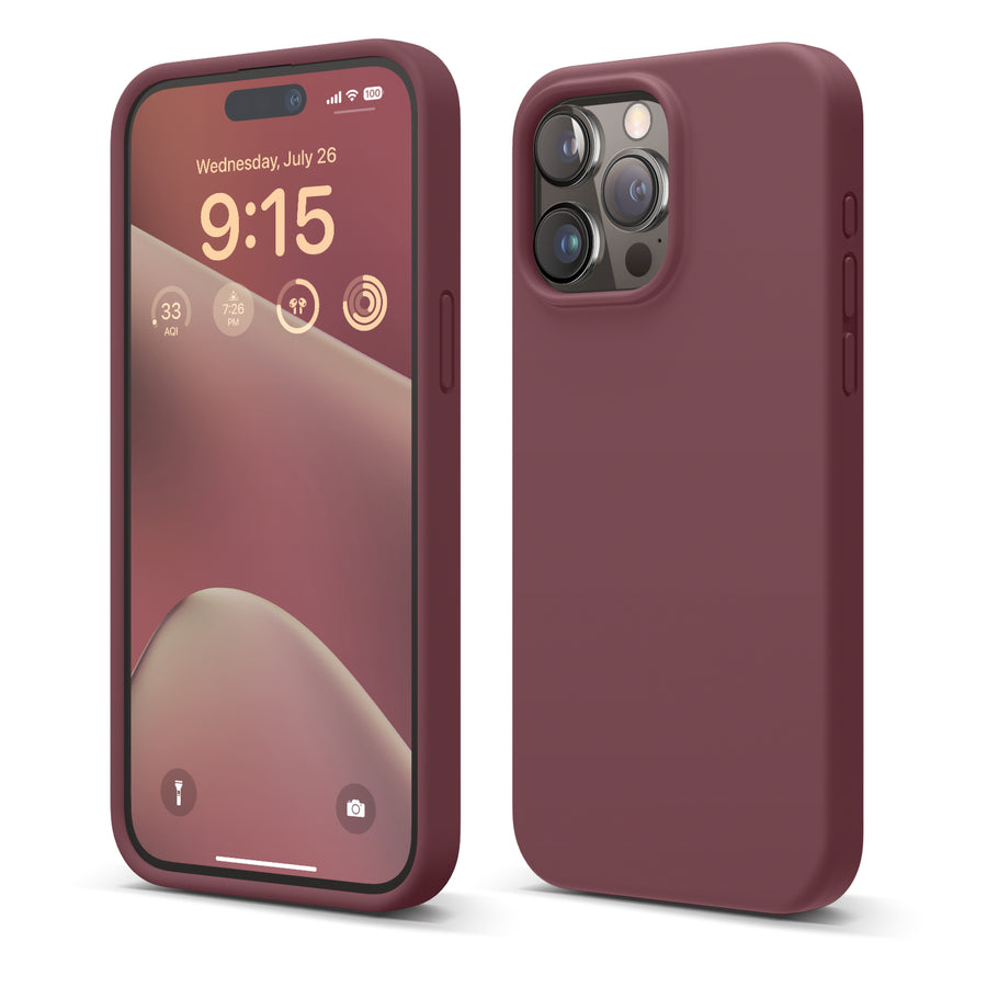 Premium Silicone Case for iPhone 15 Pro Max [30 Colors]