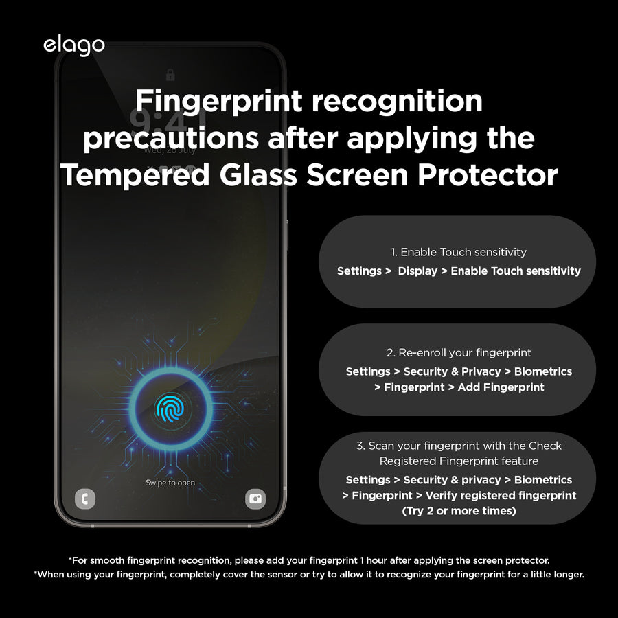 Tempered Glass+ Screen Protector for Galaxy S24 Plus