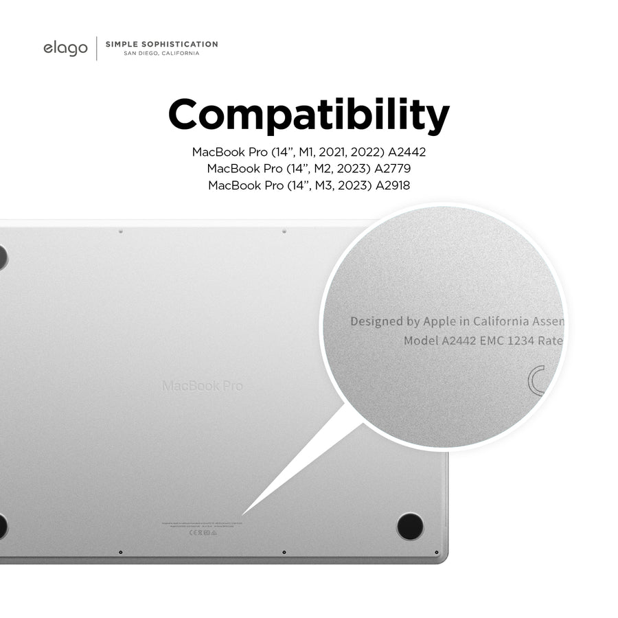 Ultra Slim Hard Case for MacBook Pro 16 & 14 M3, M2, M1 Pro