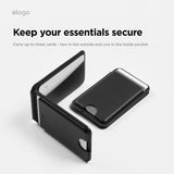 Magnetic Leather Card Holder (Stand Type) [3 Colors]