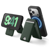 Magnetic Leather Card Holder (Stand Type) [3 Colors]