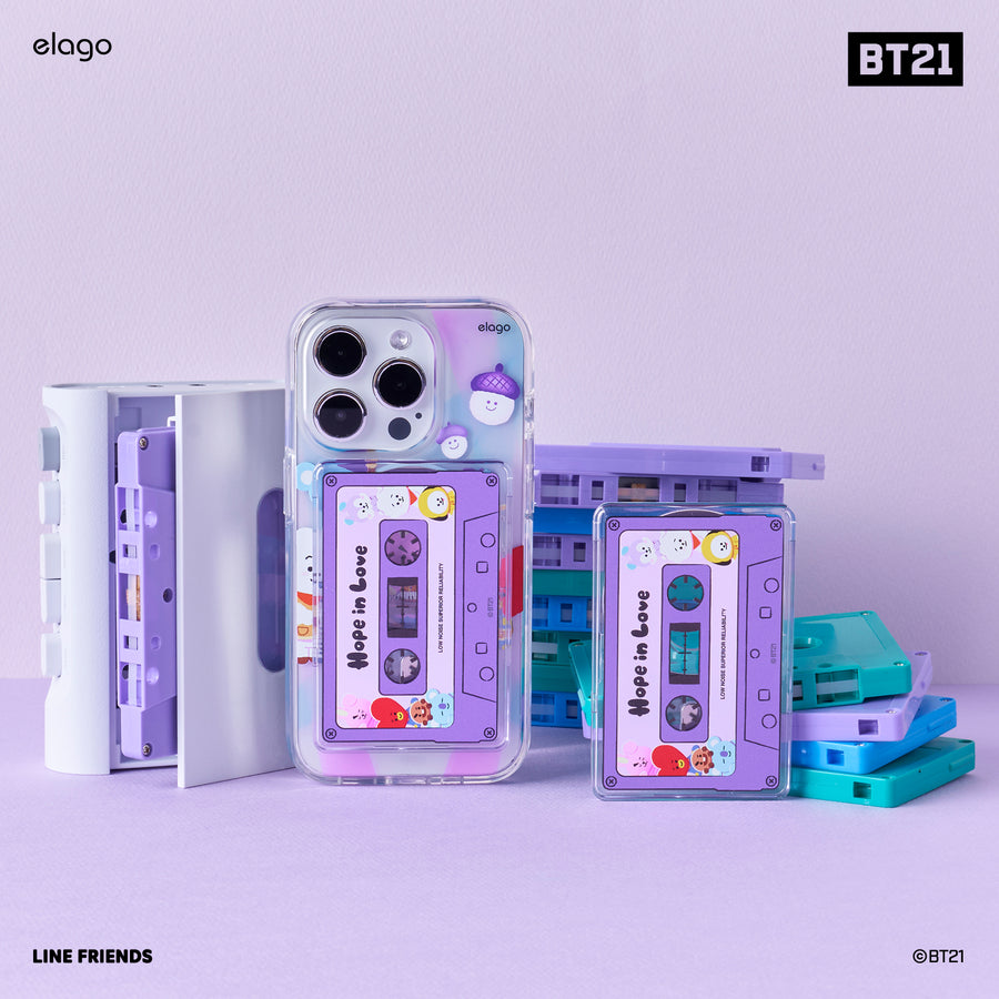 BT21 | elago Hope in Love MagSafe Card Wallet