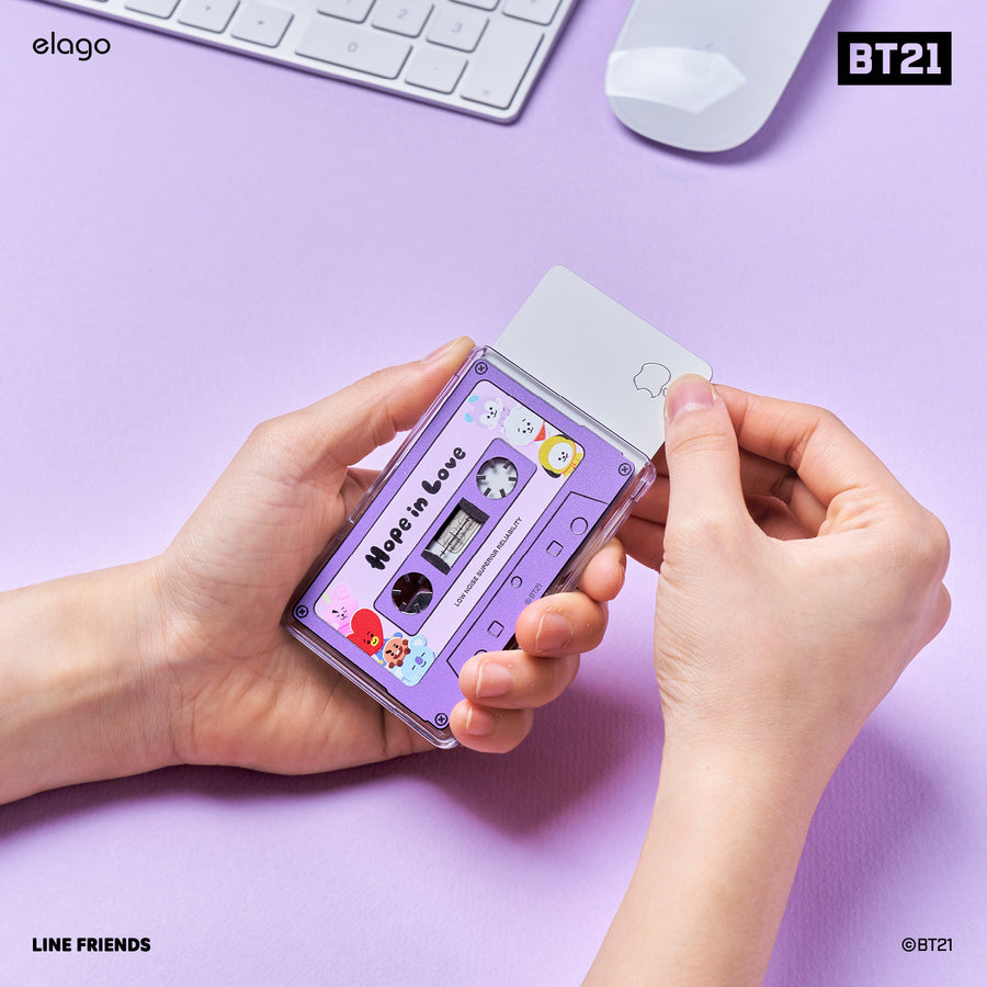 BT21 | elago Hope in Love MagSafe Card Wallet